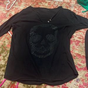 Aqua x Zadig&Voltaire skull top